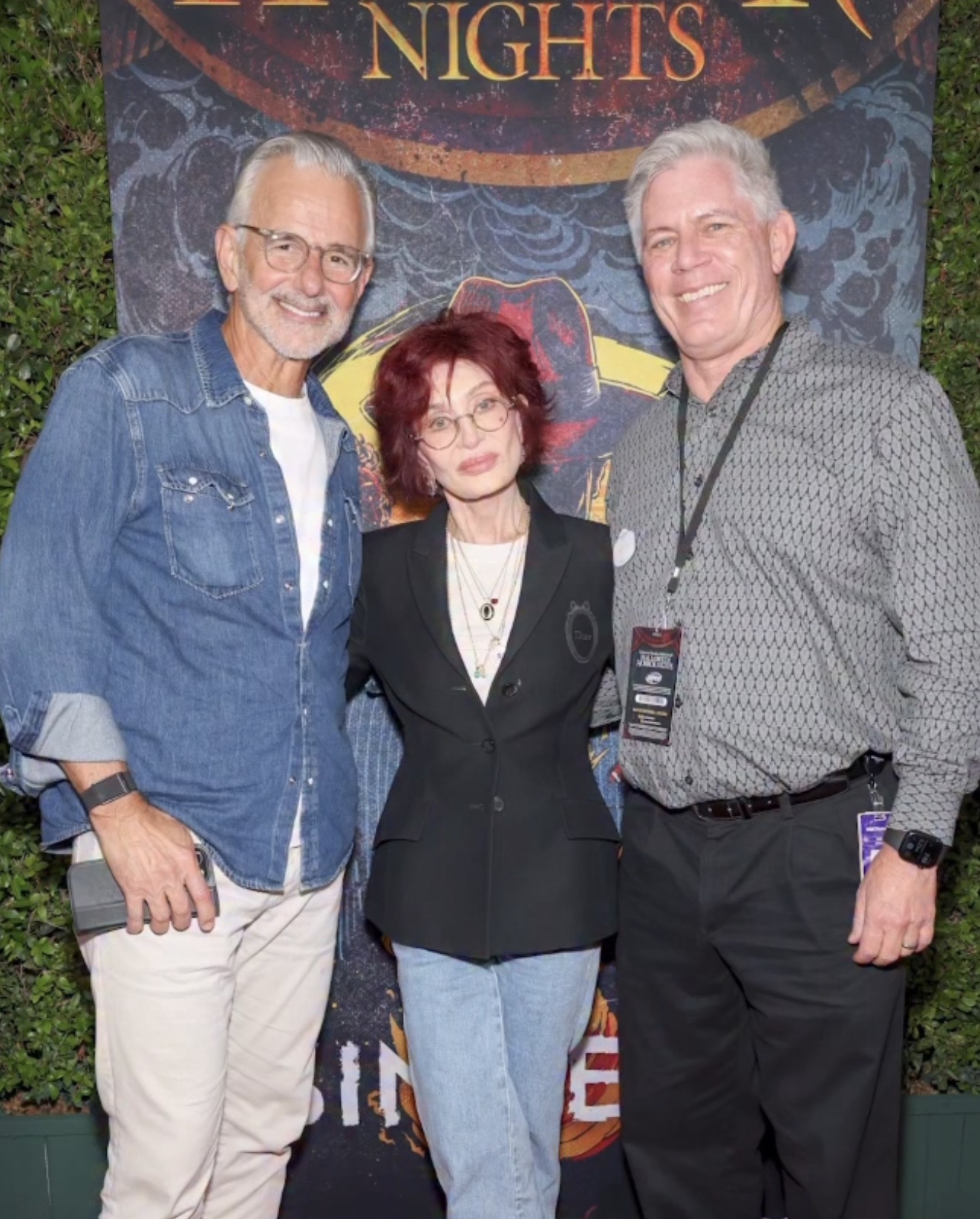Jack and Sharon Osbourne Honor Father Ozzy at Halloween Horror Nights