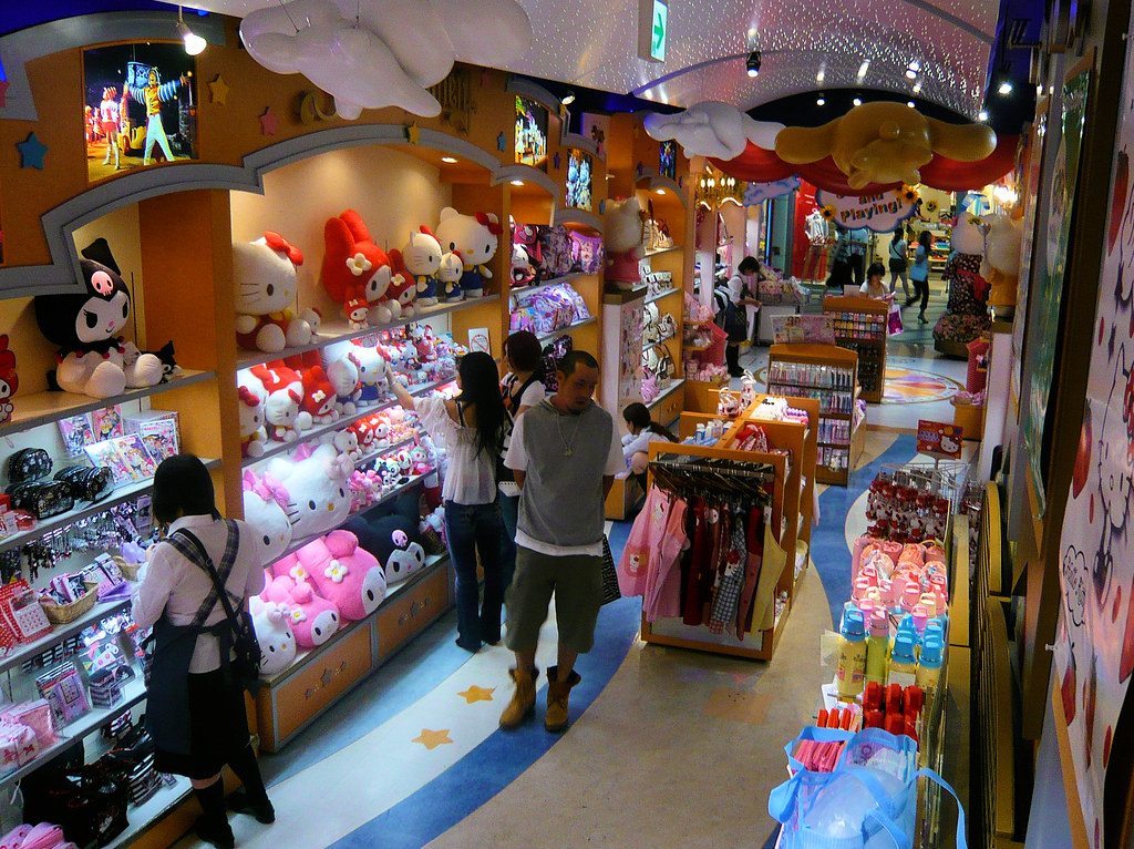A Hello Kitty shop in Japan