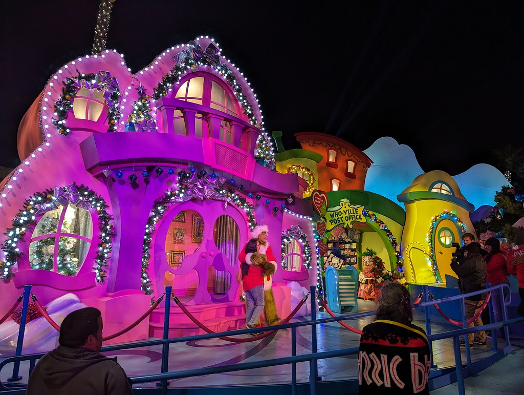 Who-ville during Grinchmas at Universal Studios Hollywood