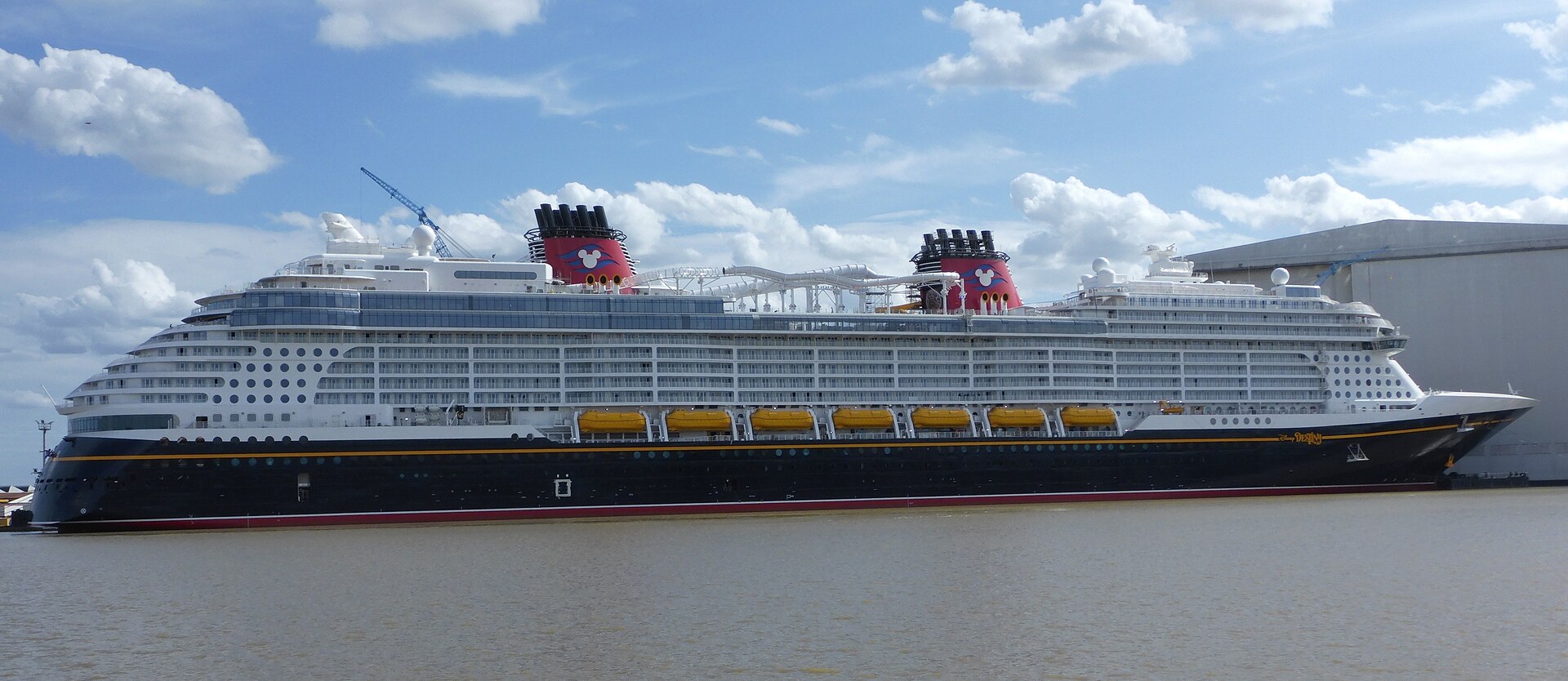 The Disney Destiny, the Wish class ship that came before the Disney Believe