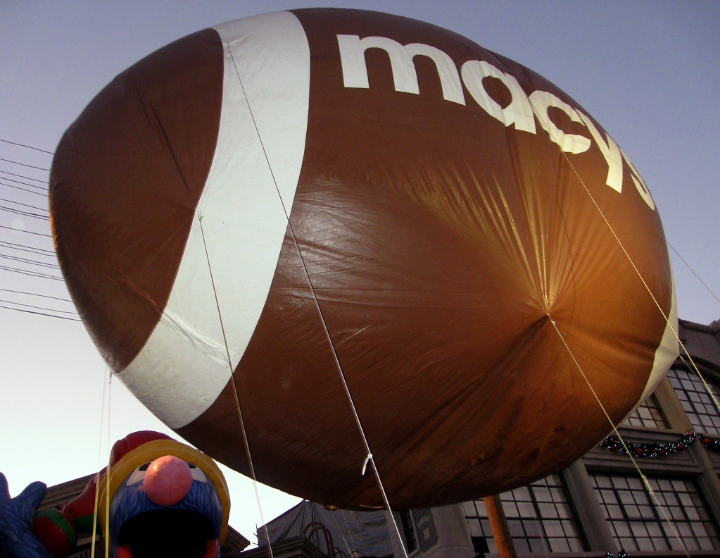 A Macy's balloon in Universal's Holiday Parade at Universal Studios Florida