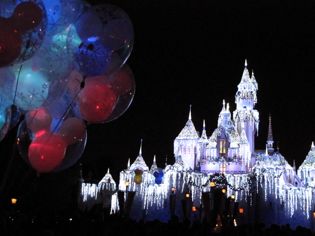 Sleeping Beauty's Winter Castle at Disneyland