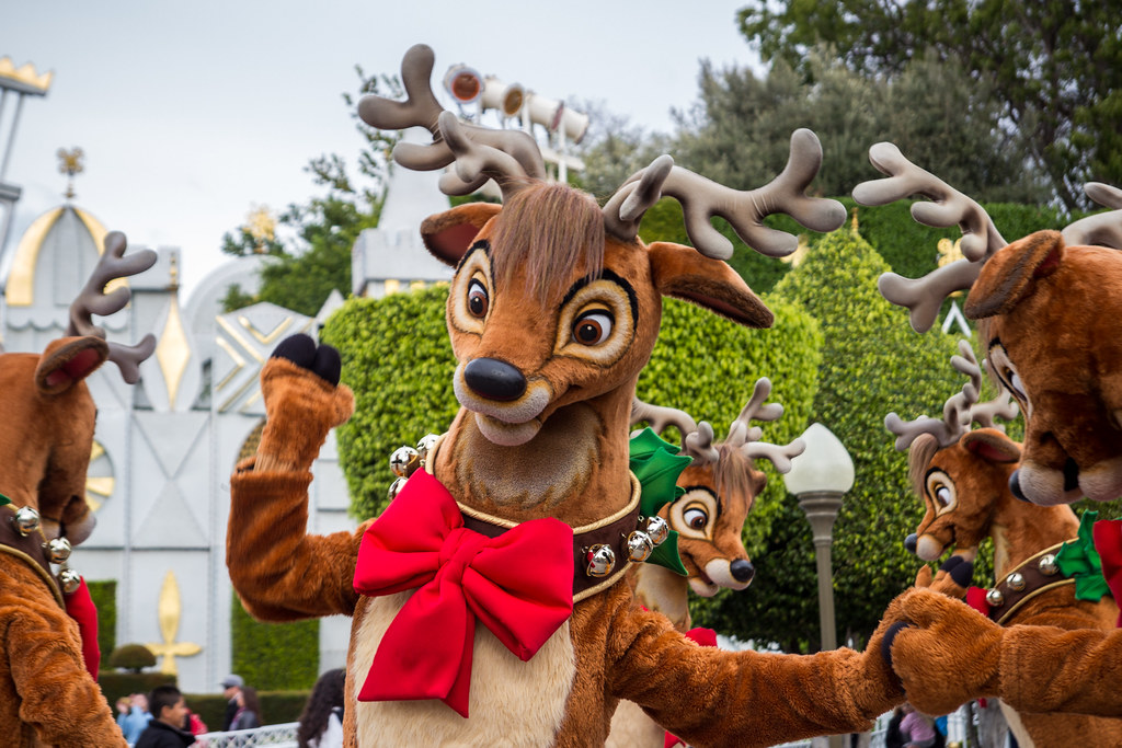 A Christmas Fantasy Parade at Disneyland