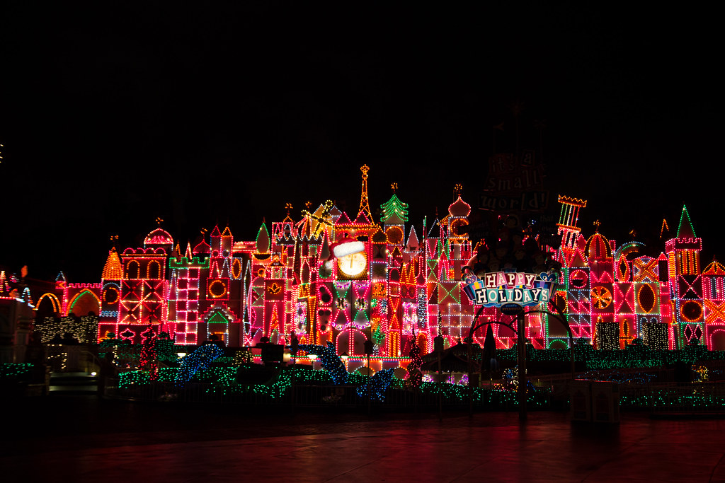 it's a small world Holiday at Disneyland