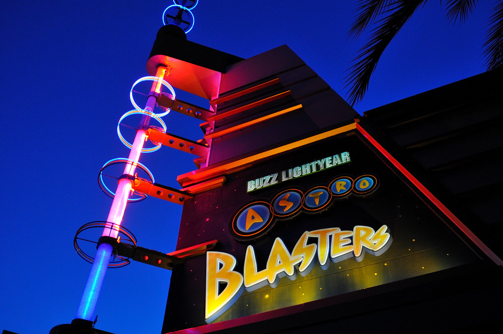 Buzz Lightyear Astro Blasters in Disneyland's Tomorrowland