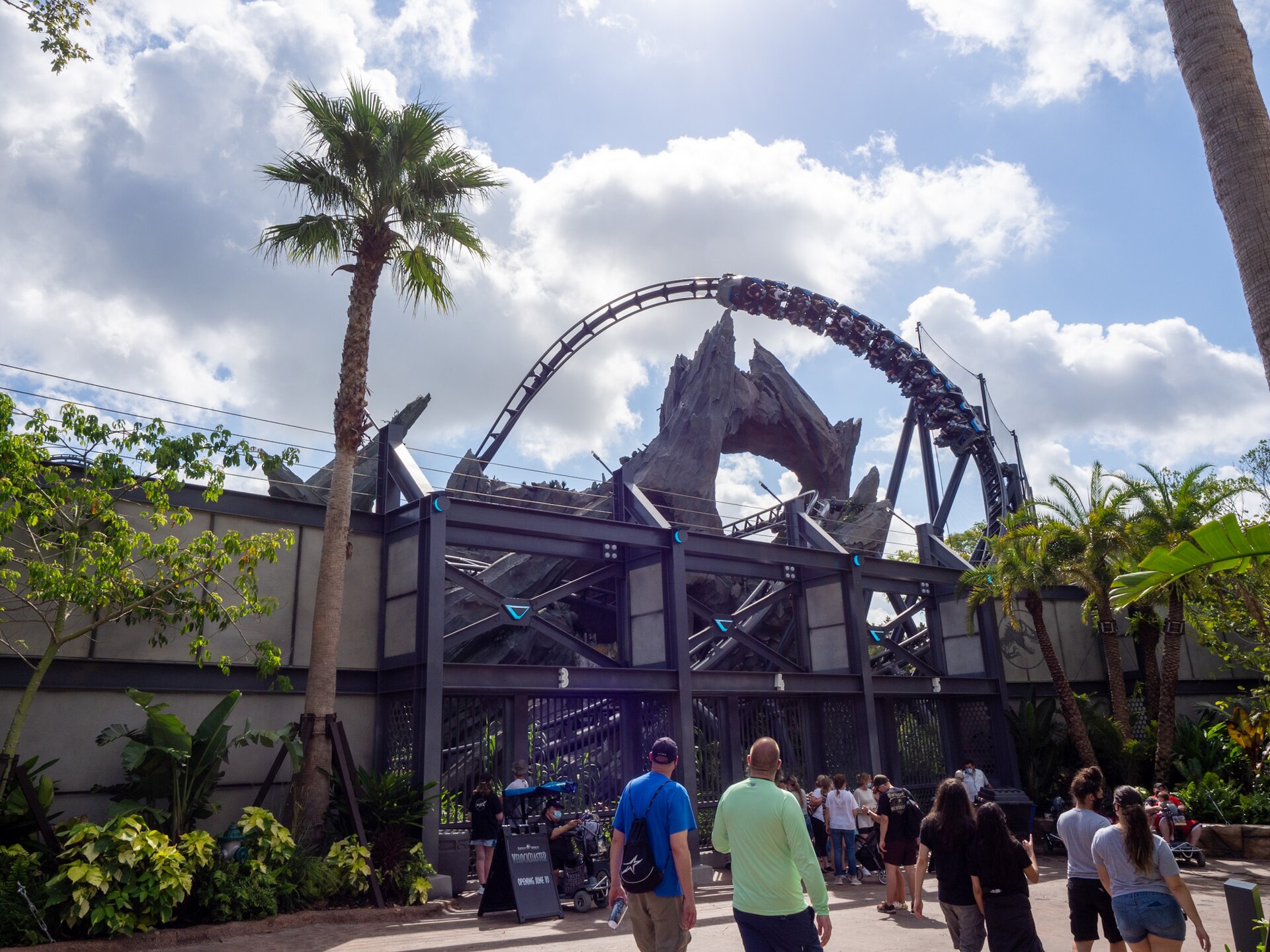 Jurassic World VelociCoaster at Islands of Adventure