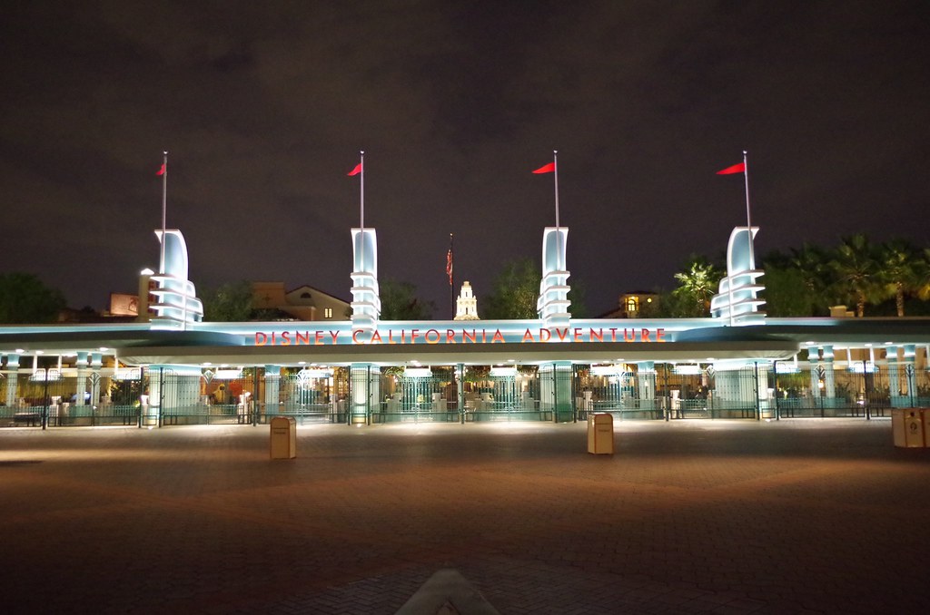 The entrance to Disney California Adventure. Magic Key reservations can now be switched between parks the same day.