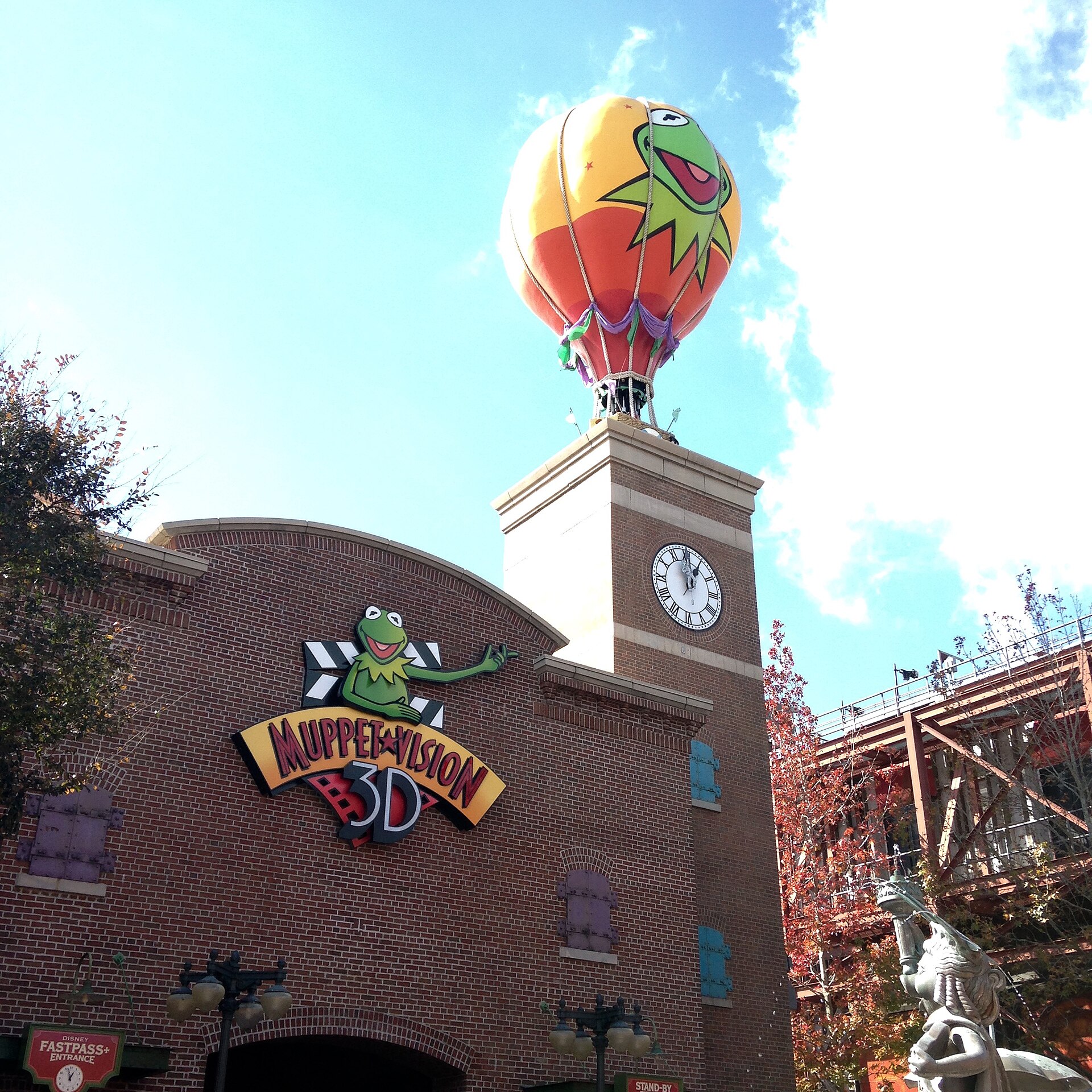 The Muppet*Vision 3D theater, which is becoming the Glob Theater in Monstropolis.