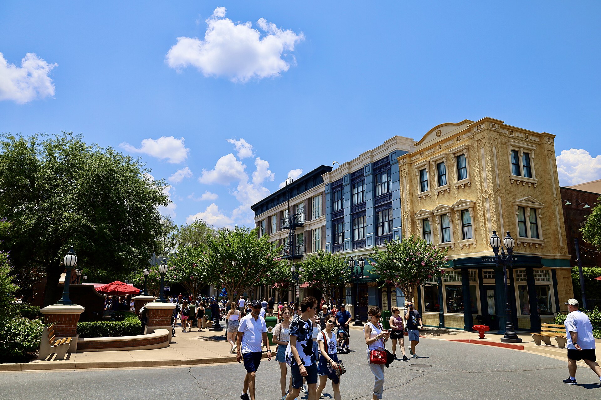 Grand Avenue at Hollywood Studios, the area Monstropolis is replacing.