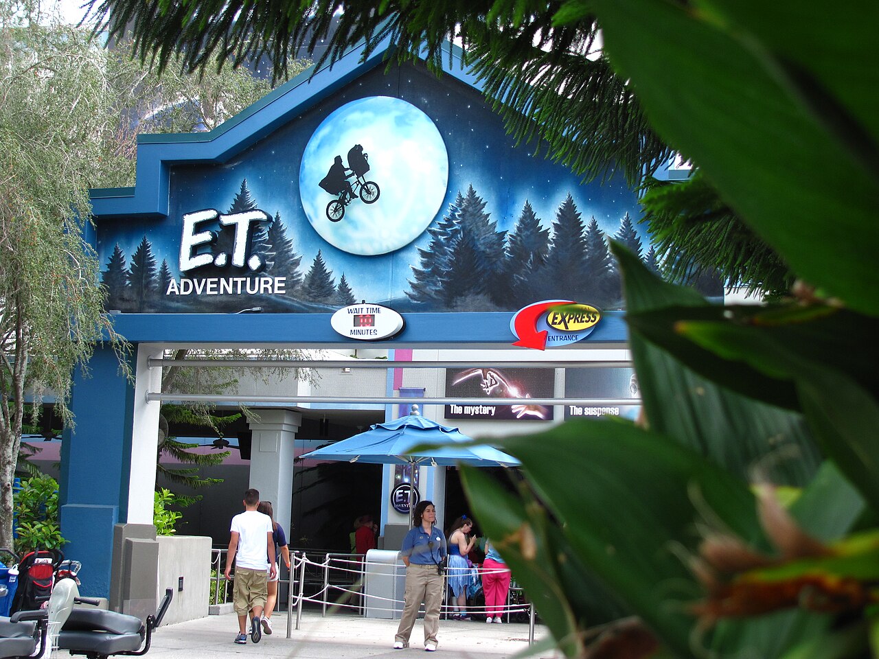 E.T. Adventure, another of the park’s remaining opening day attractions.