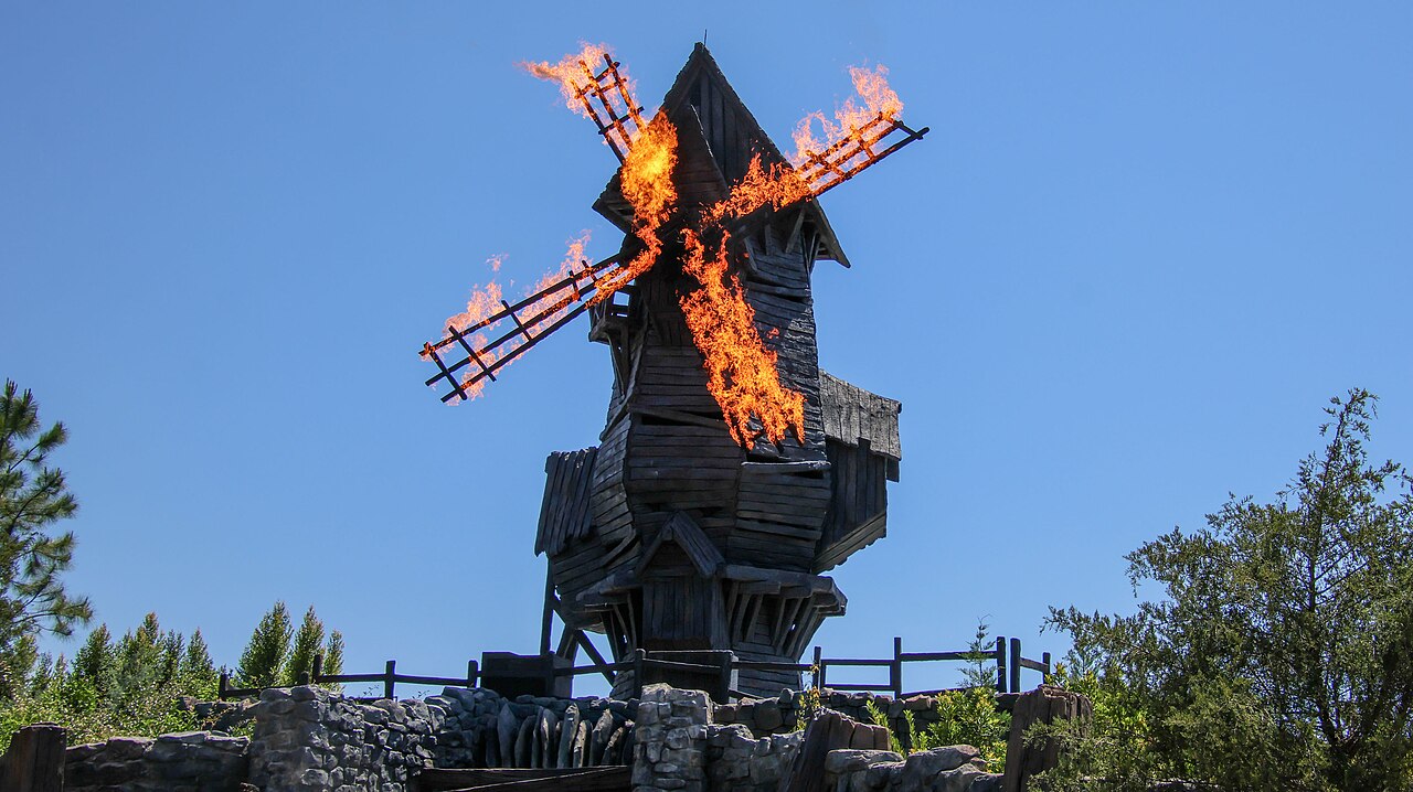 Burning Blade Tavern in Darkmoor. Fans expect the new attraction’s entrance to sit somewhere nearby.